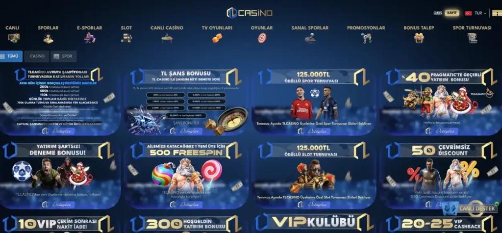 tlcasino promosyonlari